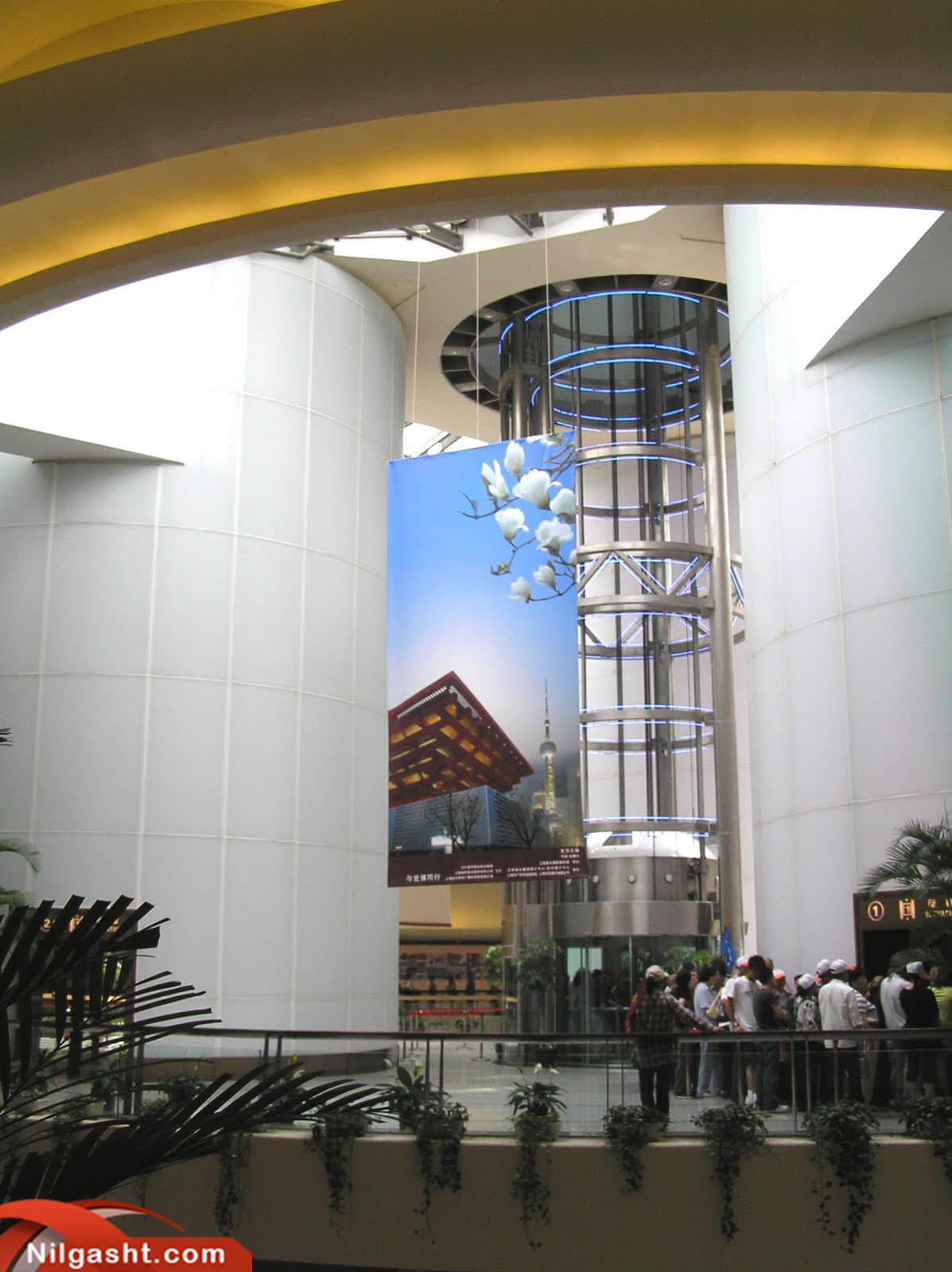 ورودی برج تلویزیون شانگهای